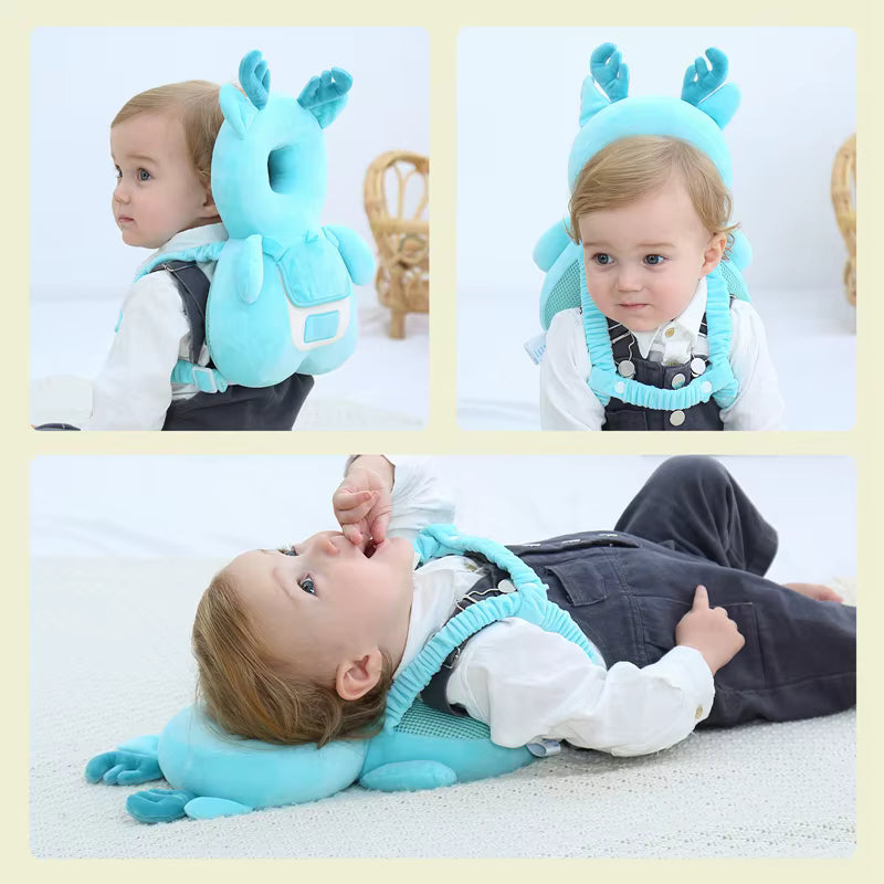 Baby Kopf-Schutzkissen – Weiches Tierdesign für sicheres Laufenlernen