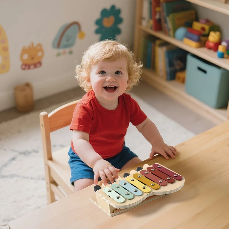 Holz Xylophon & Klavier – Montessori Musikspielzeug für Kinder