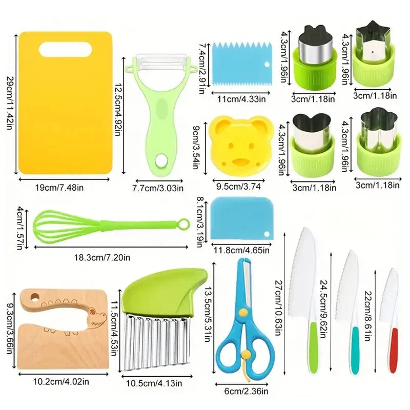 Kinder Küchenmesser Set – Sicher & Kreativ