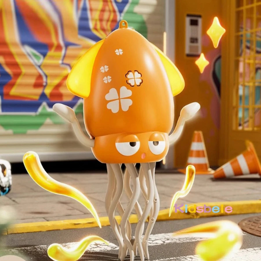 Tanzender Oktopus – Interaktives LED-Spielzeug mit Musik & Hinderniserkennung