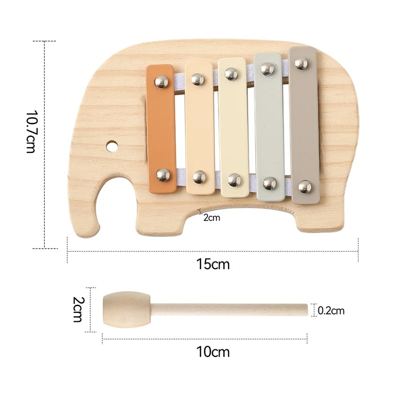 Holz Xylophon & Klavier – Montessori Musikspielzeug für Kinder