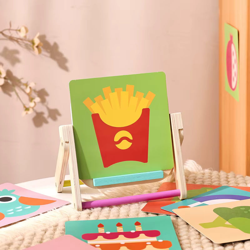 Montessori Spiegel & Kontrastkarten – Visuelle Stimulation für Babys