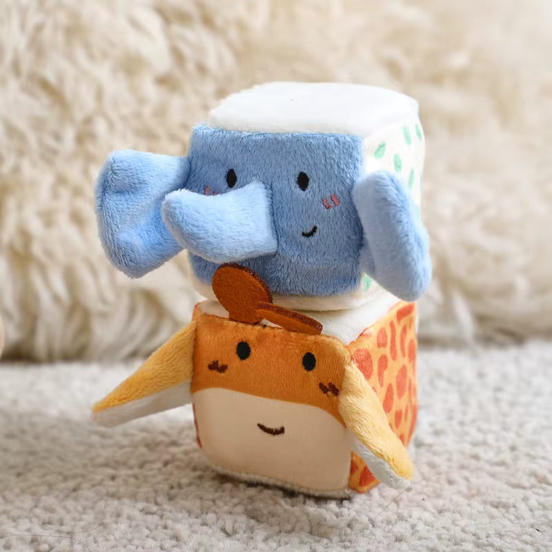 Montessori Bauernhof – Weiches Plüsch-Tierset für Babys