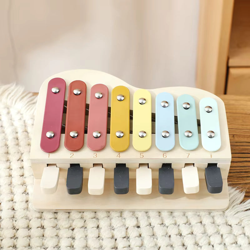 Holz Xylophon & Klavier – Montessori Musikspielzeug für Kinder