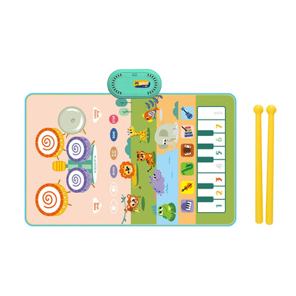 Musikspielmatte für Kinder – Tanzen, Trommeln & Lernen