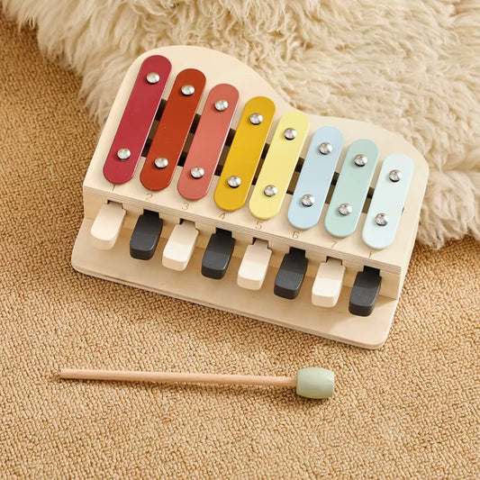 Holz Xylophon & Klavier – Montessori Musikspielzeug für Kinder